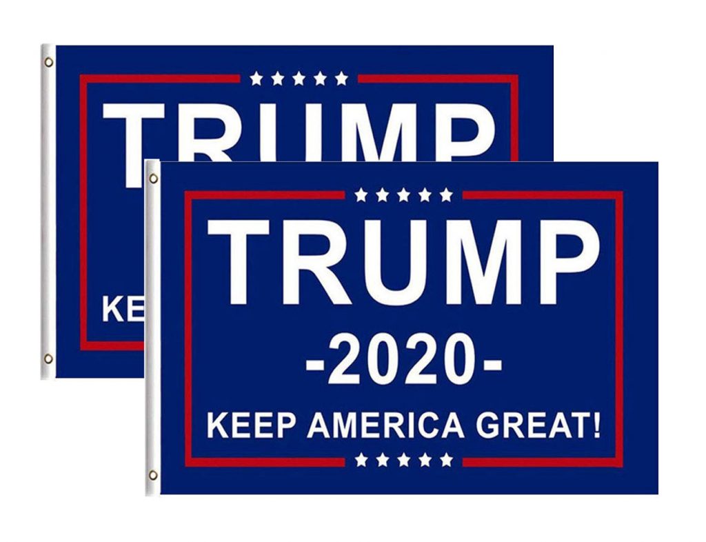 Donald Trump Flag - 2020 Keep America Great Campaign Banner 3x5 with ...